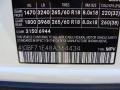 2008 Mercedes-Benz GL 450 4Matic Info Tag