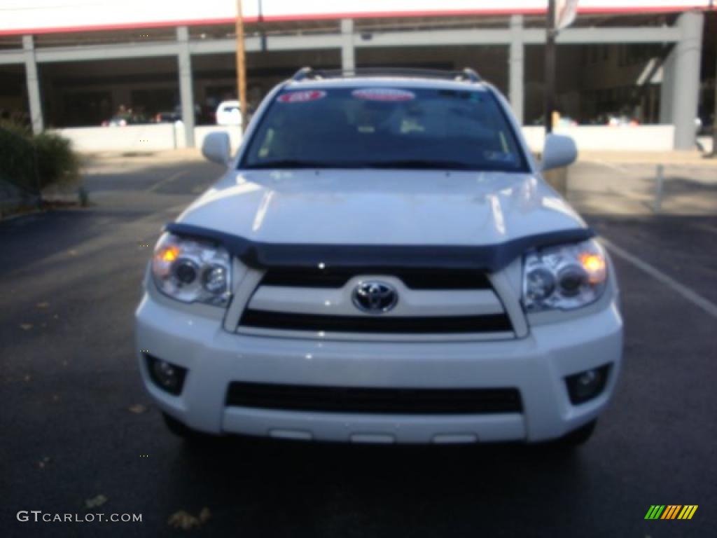 2008 4Runner Limited 4x4 - Natural White / Taupe photo #7