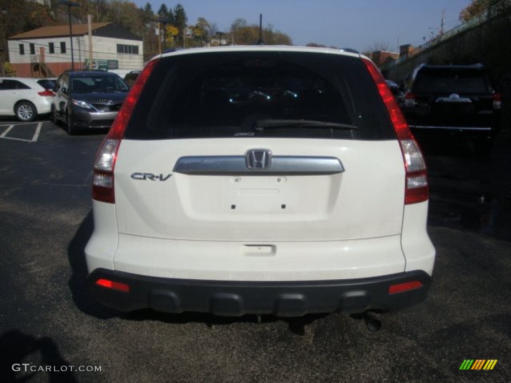 2007 CR-V EX 4WD - Taffeta White / Gray photo #3