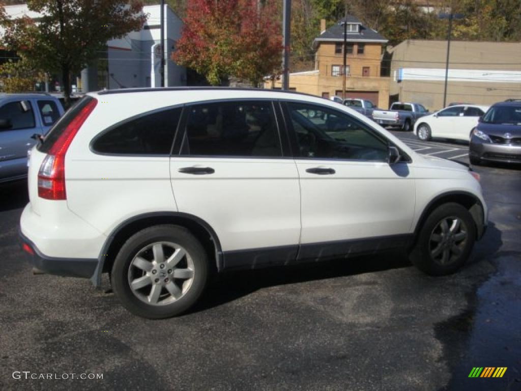 2007 CR-V EX 4WD - Taffeta White / Gray photo #5