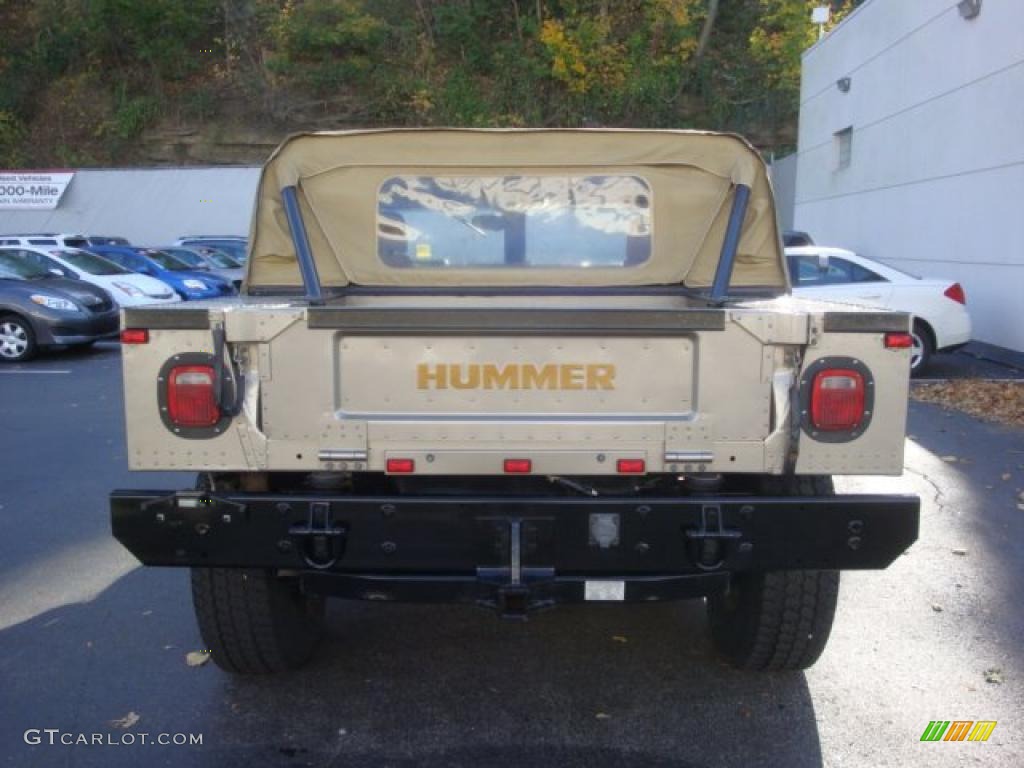 2001 H1 Soft Top - Metallic Pewter / Sandstorm photo #3