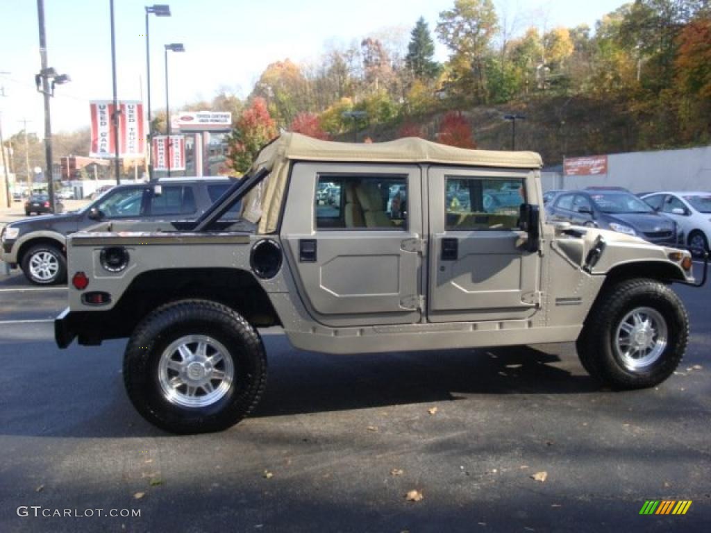 2001 H1 Soft Top - Metallic Pewter / Sandstorm photo #5