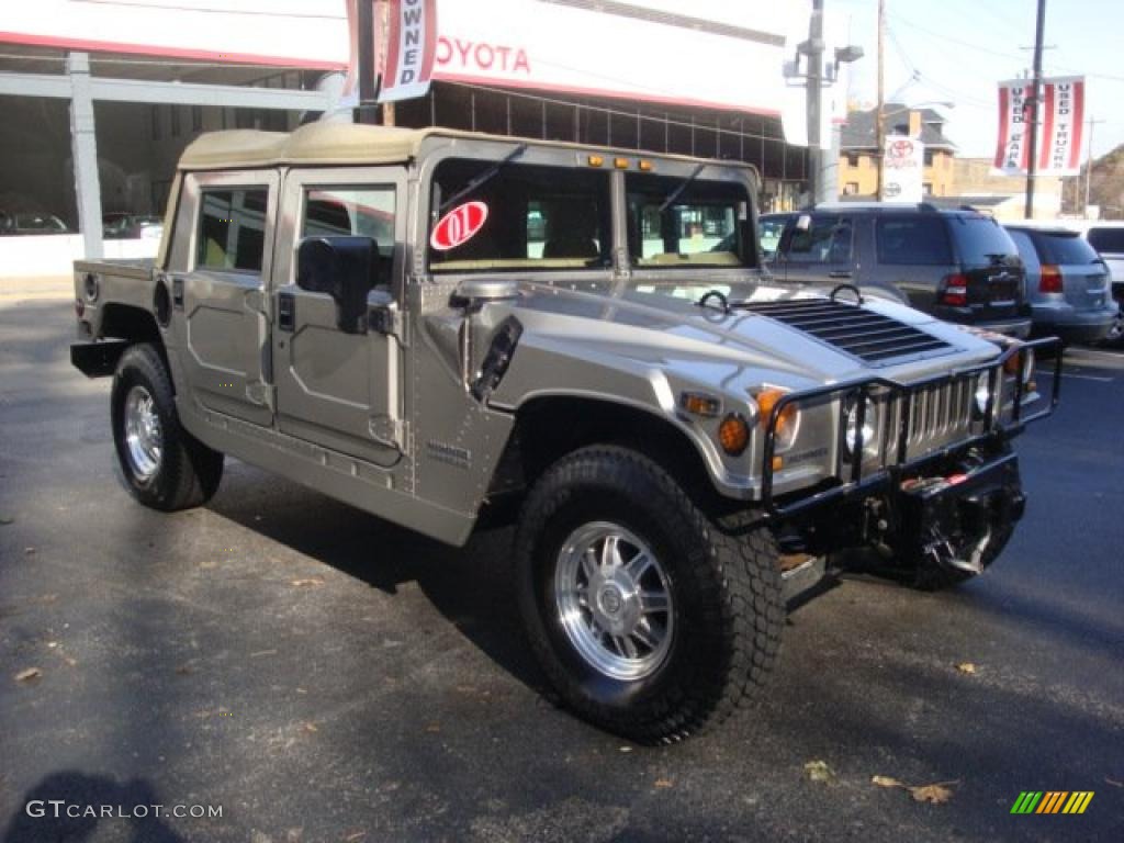 Metallic Pewter 2001 Hummer H1 Soft Top Exterior Photo #39120536