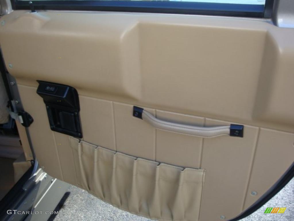 2001 H1 Soft Top - Metallic Pewter / Sandstorm photo #20