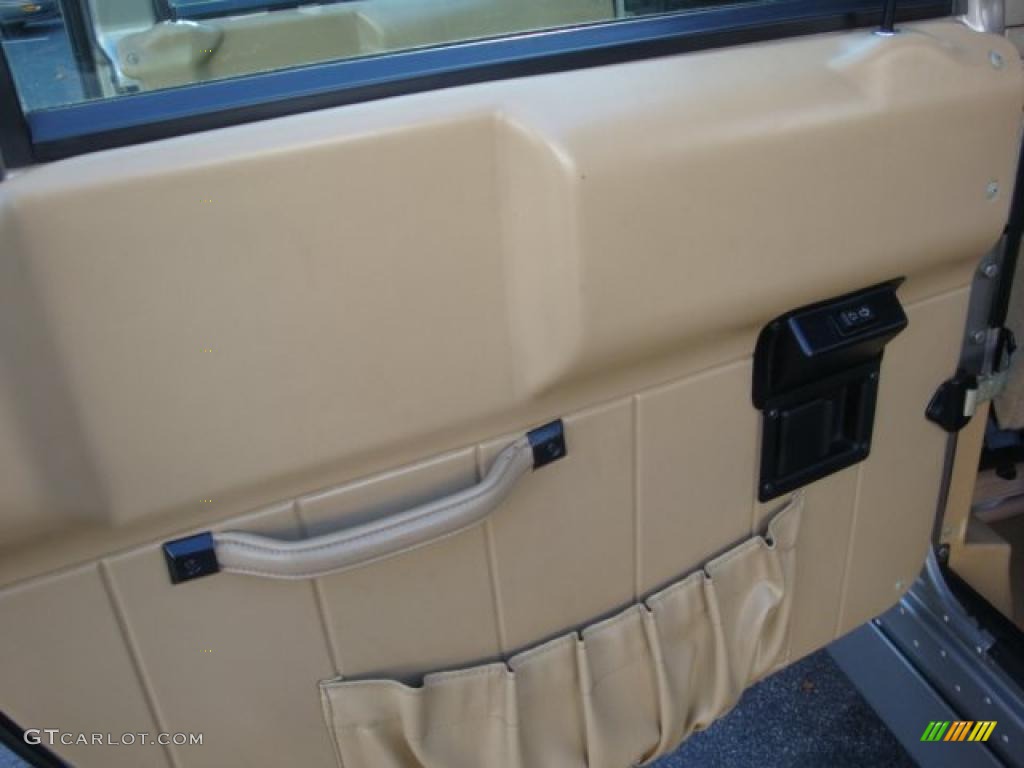 2001 H1 Soft Top - Metallic Pewter / Sandstorm photo #22