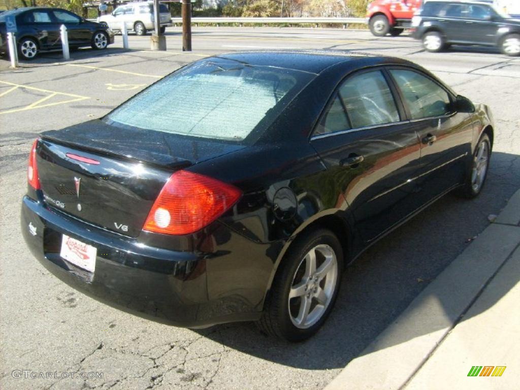 2007 G6 V6 Sedan - Black / Ebony photo #5
