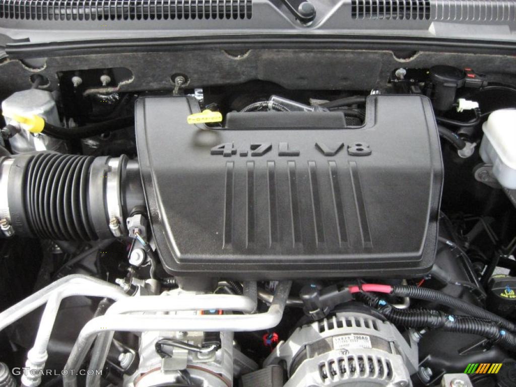 2008 Dodge Dakota Laramie Crew Cab 4x4 4.7 Liter SOHC 16-Valve PowerTech V8 Engine Photo #39122190