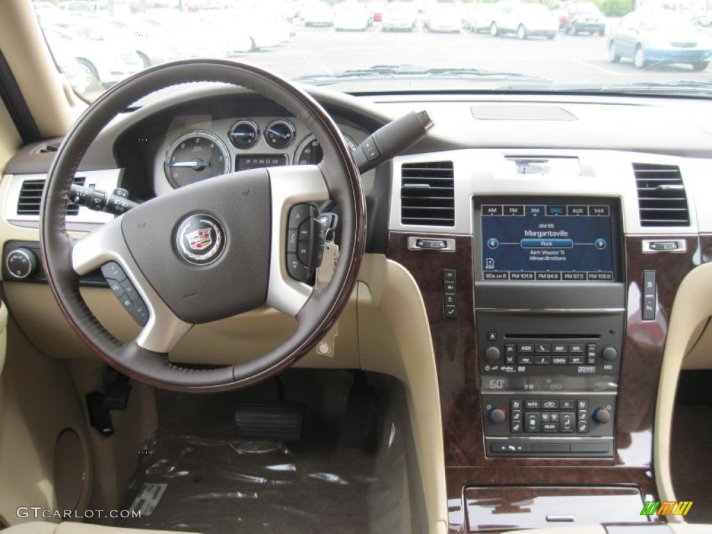 2011 Cadillac Escalade ESV Luxury AWD Cashmere/Cocoa Dashboard Photo #39122342