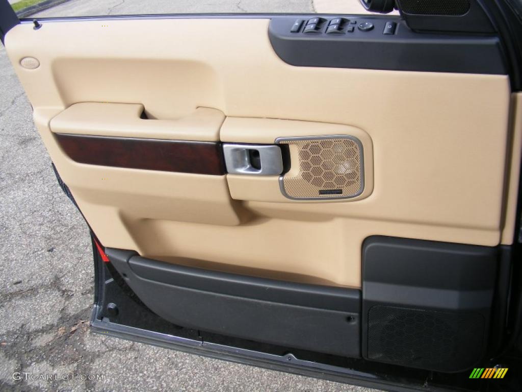 2008 Land Rover Range Rover V8 HSE Sand Door Panel Photo #39124007