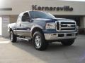 Medium Wedgewood Blue Metallic 2005 Ford F250 Super Duty Lariat FX4 SuperCab 4x4