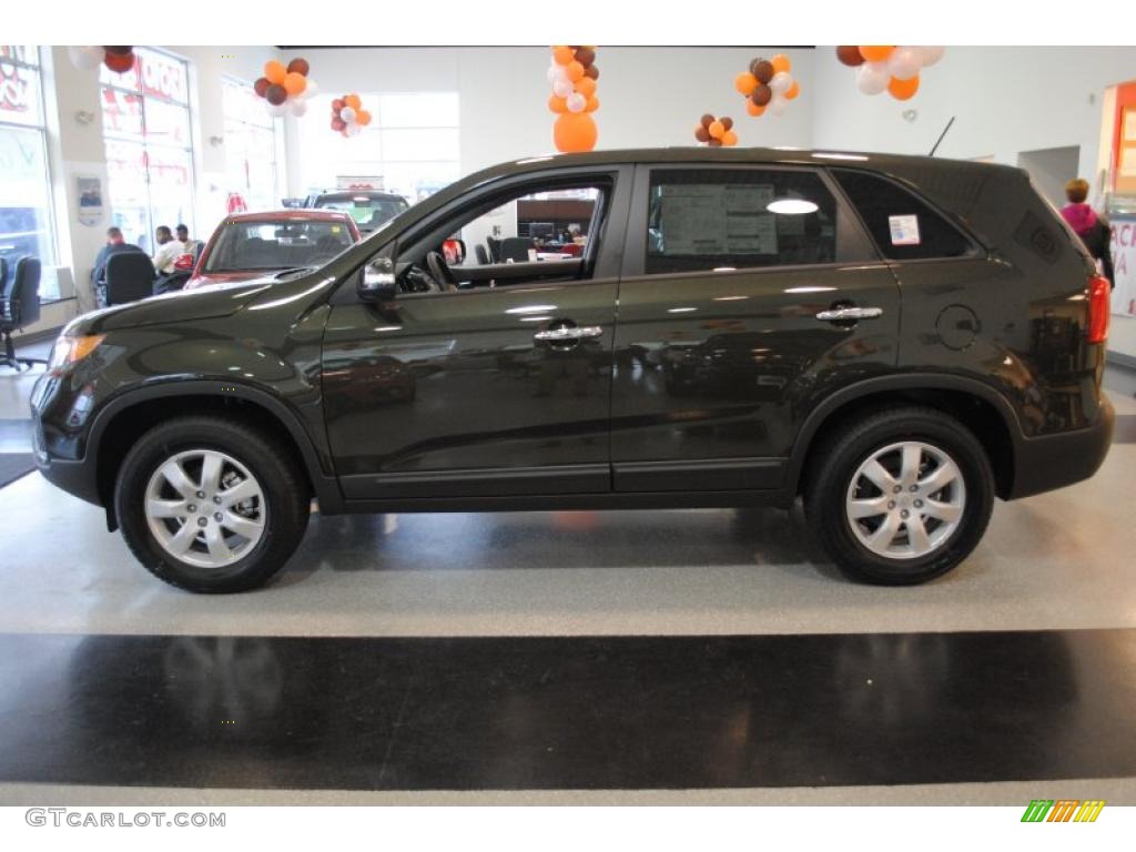 Tuscan Olive 2011 Kia Sorento LX Exterior Photo #39126183