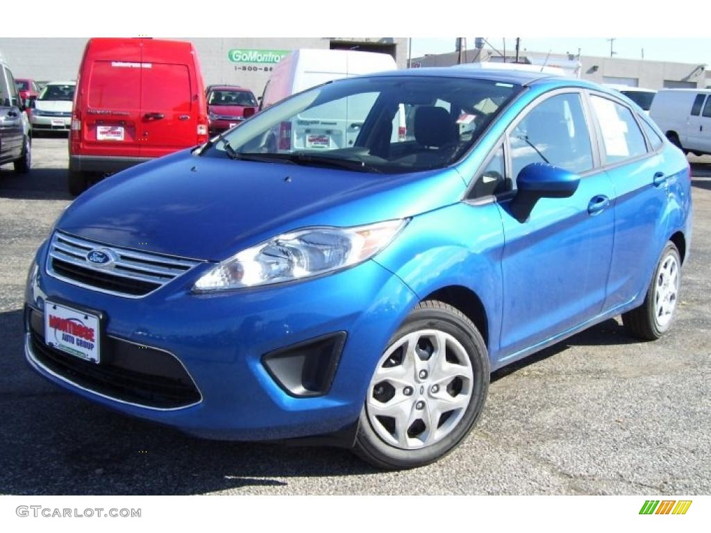 Blue Flame Metallic 2011 Ford Fiesta SE Sedan Exterior Photo #39127159