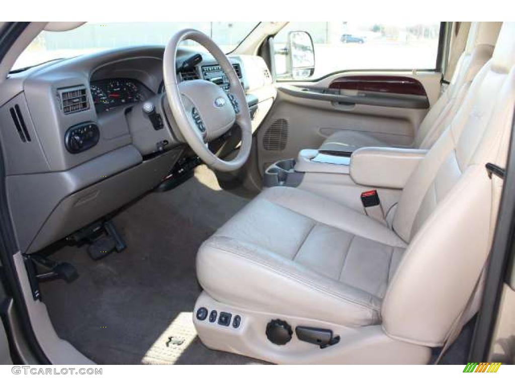 Medium Parchment Interior 2003 Ford Excursion Limited 4x4 Photo #39127163