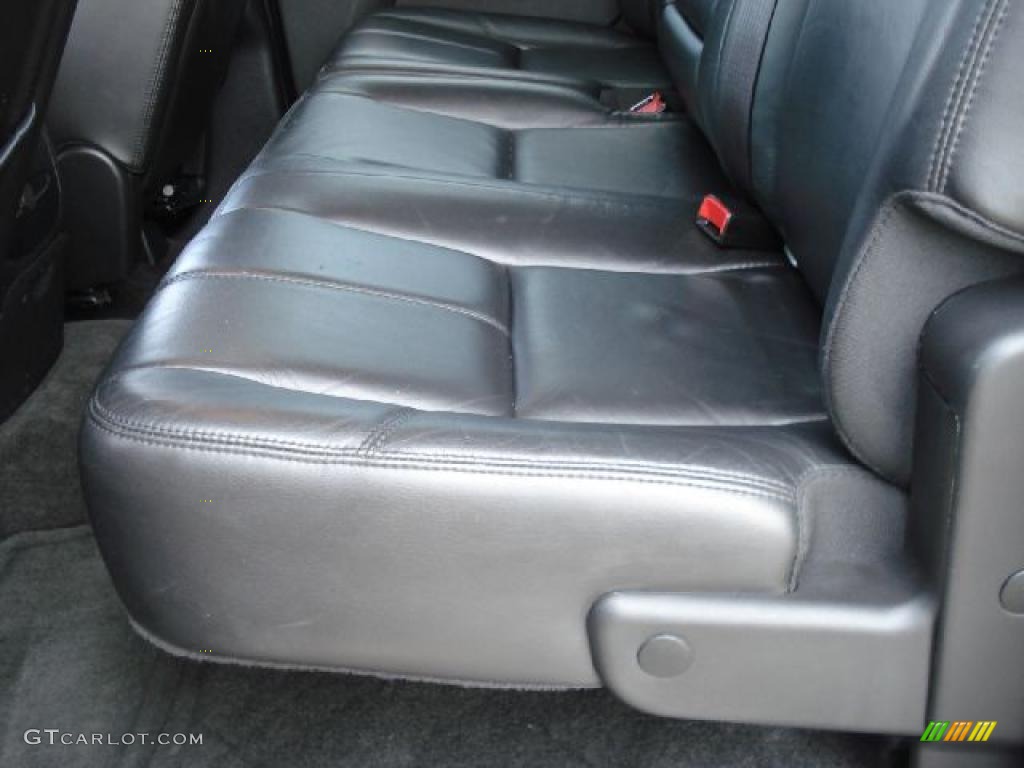 Ebony Black Interior 2007 GMC Sierra 1500 Denali Crew Cab 4WD Photo #39127375
