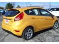 2011 Yellow Blaze Metallic Tri-Coat Ford Fiesta SES Hatchback  photo #6