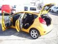 Yellow Blaze Metallic Tri-Coat 2011 Ford Fiesta SES Hatchback Exterior