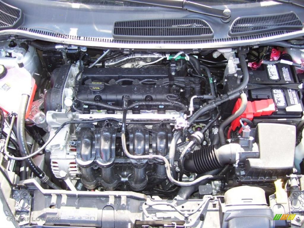 2011 Ford Fiesta SE Hatchback 1.6 Liter DOHC 16-Valve Ti-VCT Duratec 4 Cylinder Engine Photo #39128479