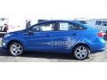 Blue Flame Metallic - Fiesta SEL Sedan Photo No. 3