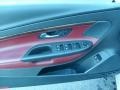 2009 Volkswagen Eos Premium Red Interior Door Panel Photo