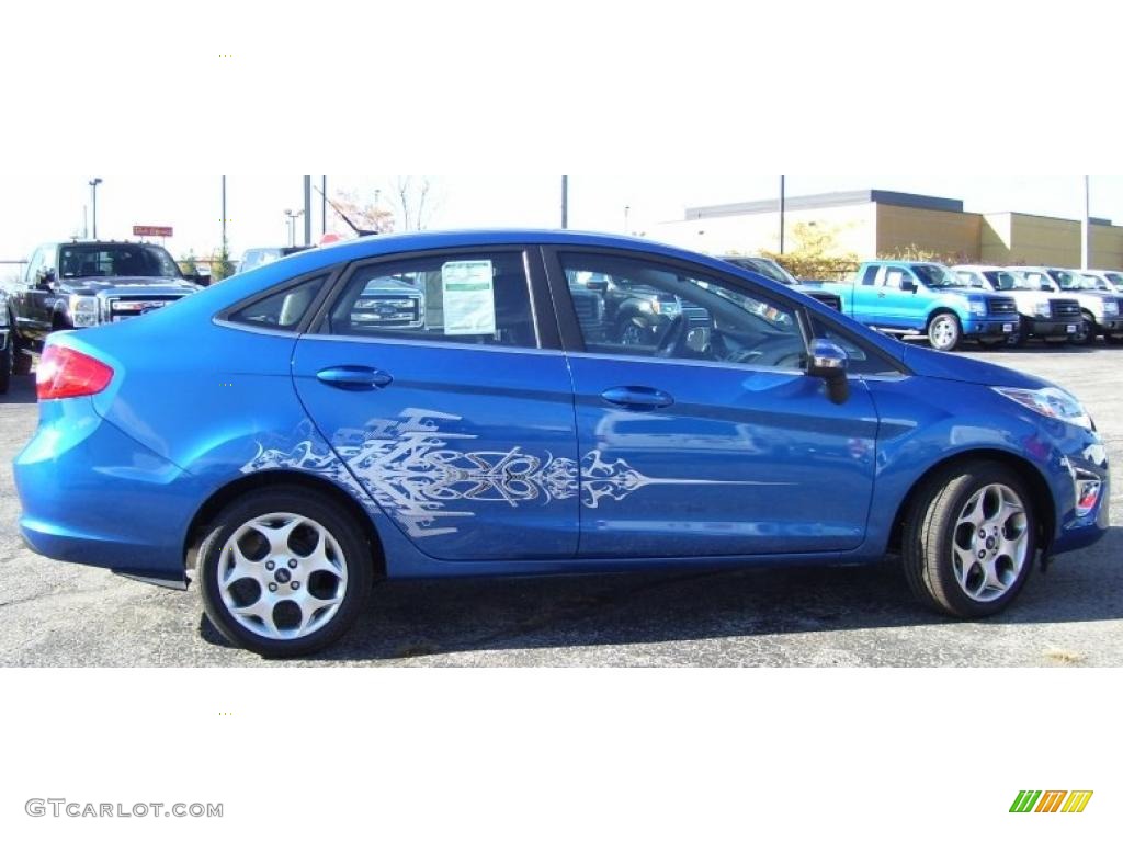 Blue Flame Metallic 2011 Ford Fiesta SEL Sedan Exterior Photo #39128971