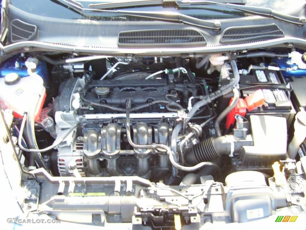 2011 Ford Fiesta SEL Sedan 1.6 Liter DOHC 16-Valve Ti-VCT Duratec 4 Cylinder Engine Photo #39129091