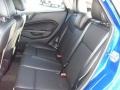 Charcoal Black Leather 2011 Ford Fiesta SEL Sedan Interior Color