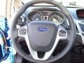 Charcoal Black Leather Steering Wheel Photo for 2011 Ford Fiesta #39129295