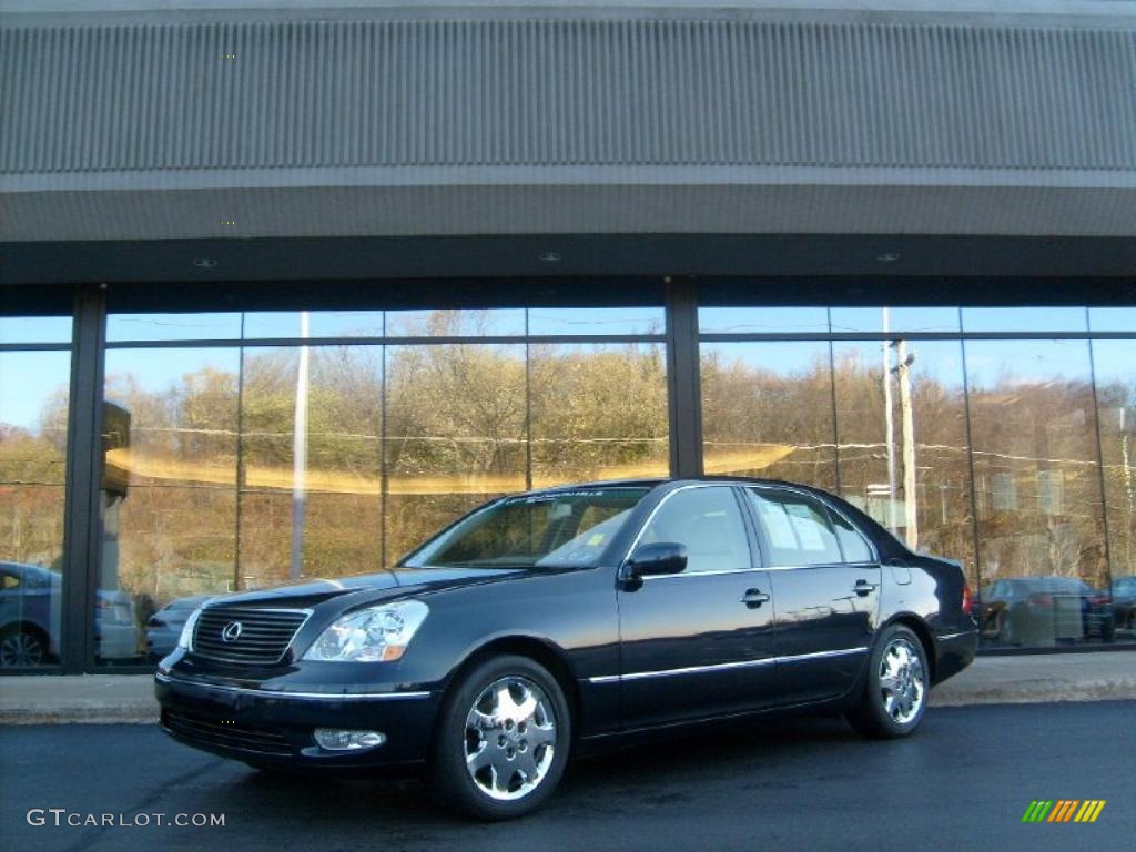 2003 LS 430 Sedan - Blue Onyx Pearl / Ecru photo #1