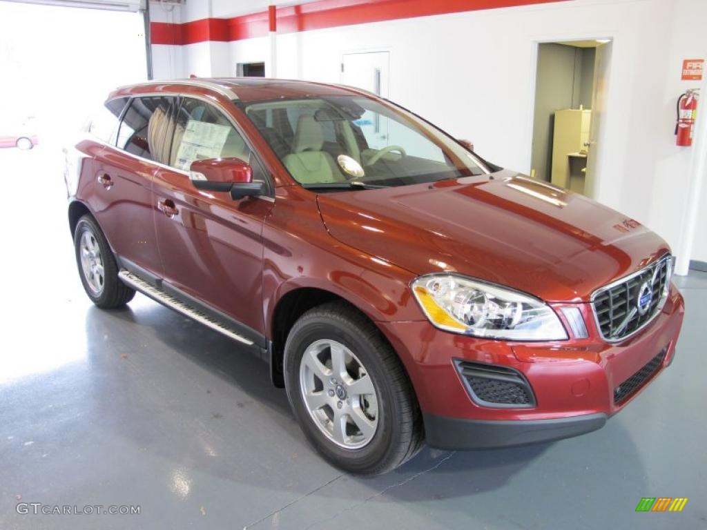 2011 XC60 3.2 - Maple Red Metallic / Sandstone Beige photo #5