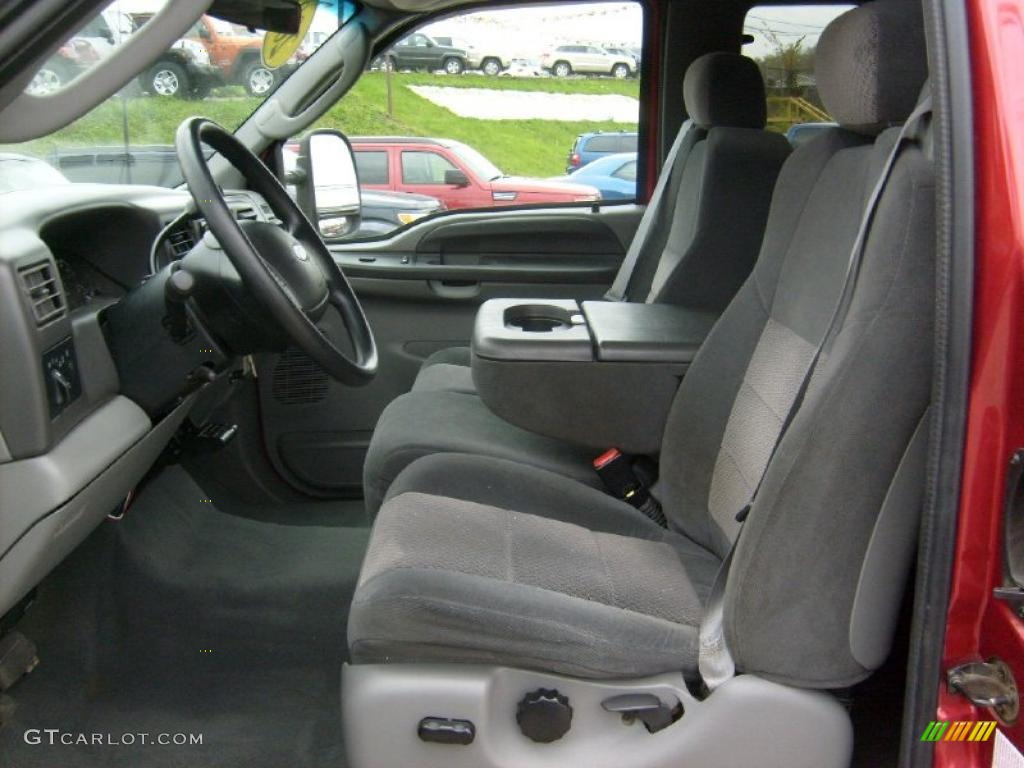 Medium Flint Interior 2003 Ford F350 Super Duty XLT SuperCab 4x4 Photo #39130255