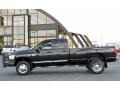 2007 Brilliant Black Crystal Pearl Dodge Ram 3500 Laramie Quad Cab 4x4 Dually  photo #1