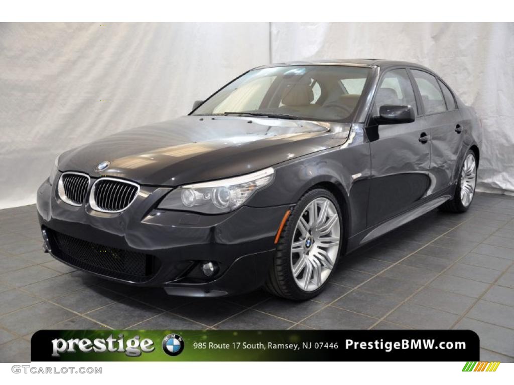 Jet Black 2008 BMW 5 Series 550i Sedan Exterior Photo #39130547