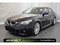 Jet Black 2008 BMW 5 Series 550i Sedan Exterior