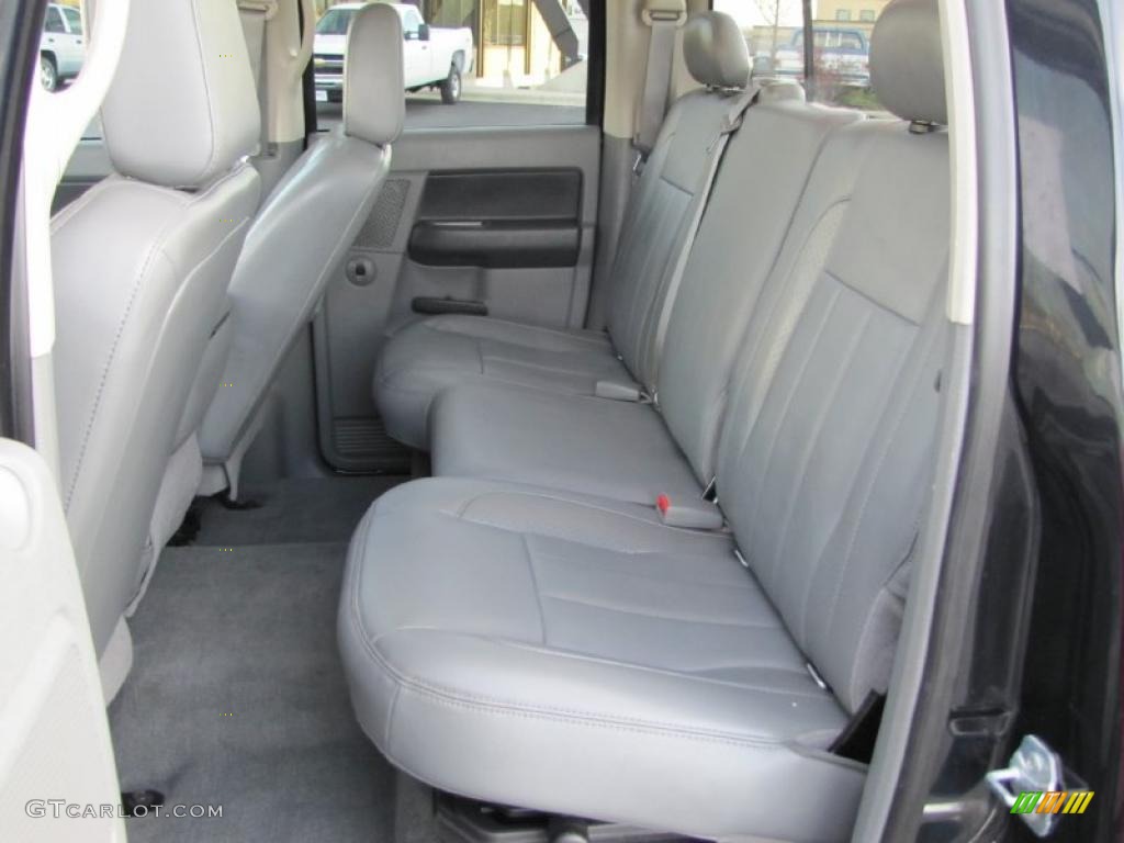 Medium Slate Gray Interior 2007 Dodge Ram 3500 Laramie Quad Cab 4x4 Dually Photo #39130551