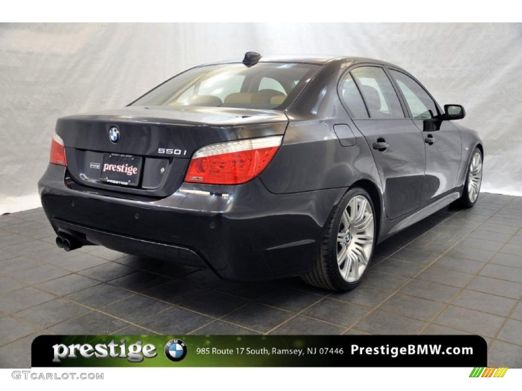 Jet Black 2008 BMW 5 Series 550i Sedan Exterior Photo #39130559