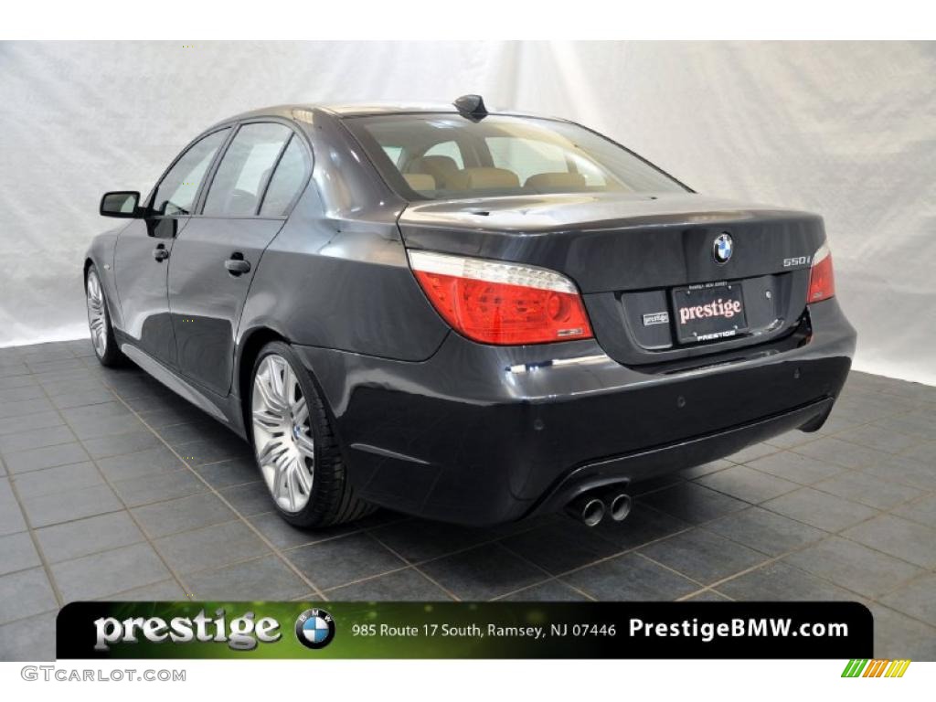 Jet Black 2008 BMW 5 Series 550i Sedan Exterior Photo #39130591