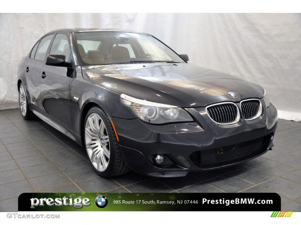 Jet Black 2008 BMW 5 Series 550i Sedan Exterior Photo #39130663