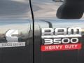 2007 Brilliant Black Crystal Pearl Dodge Ram 3500 Laramie Quad Cab 4x4 Dually  photo #20