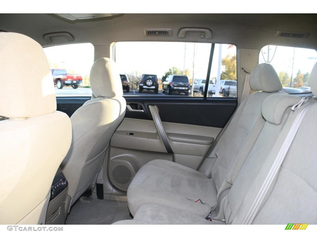 Ash Gray Interior 2008 Toyota Highlander Sport 4WD Photo #39131375