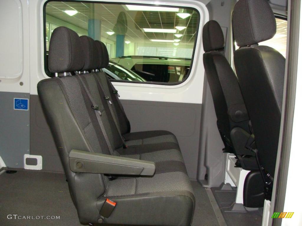 Black Interior 2010 Mercedes-Benz Sprinter 2500 Cargo Van Photo #39131451