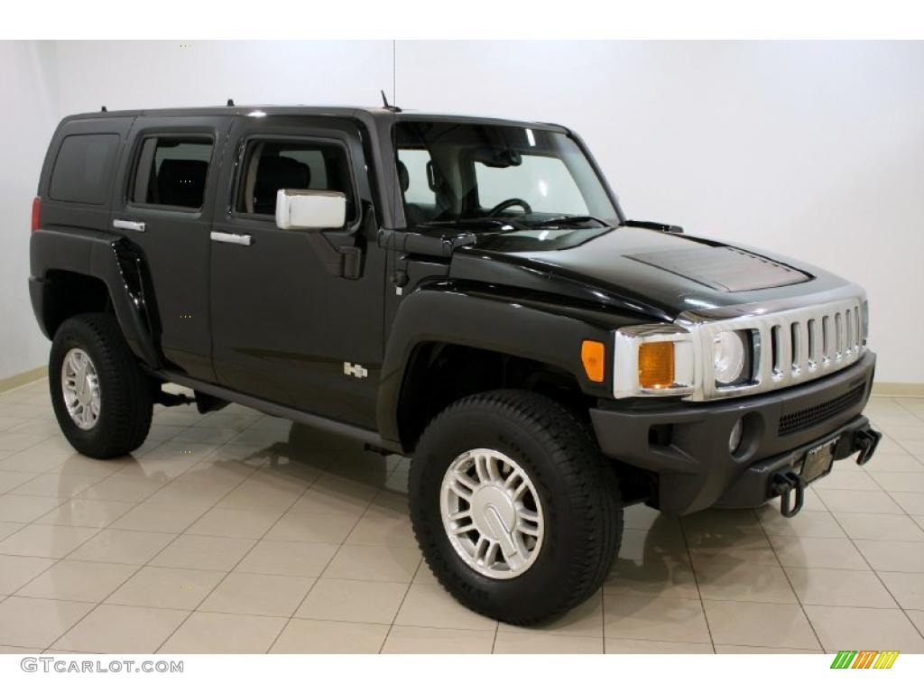 Black 2006 Hummer H3 Standard H3 Model Exterior Photo #39131575