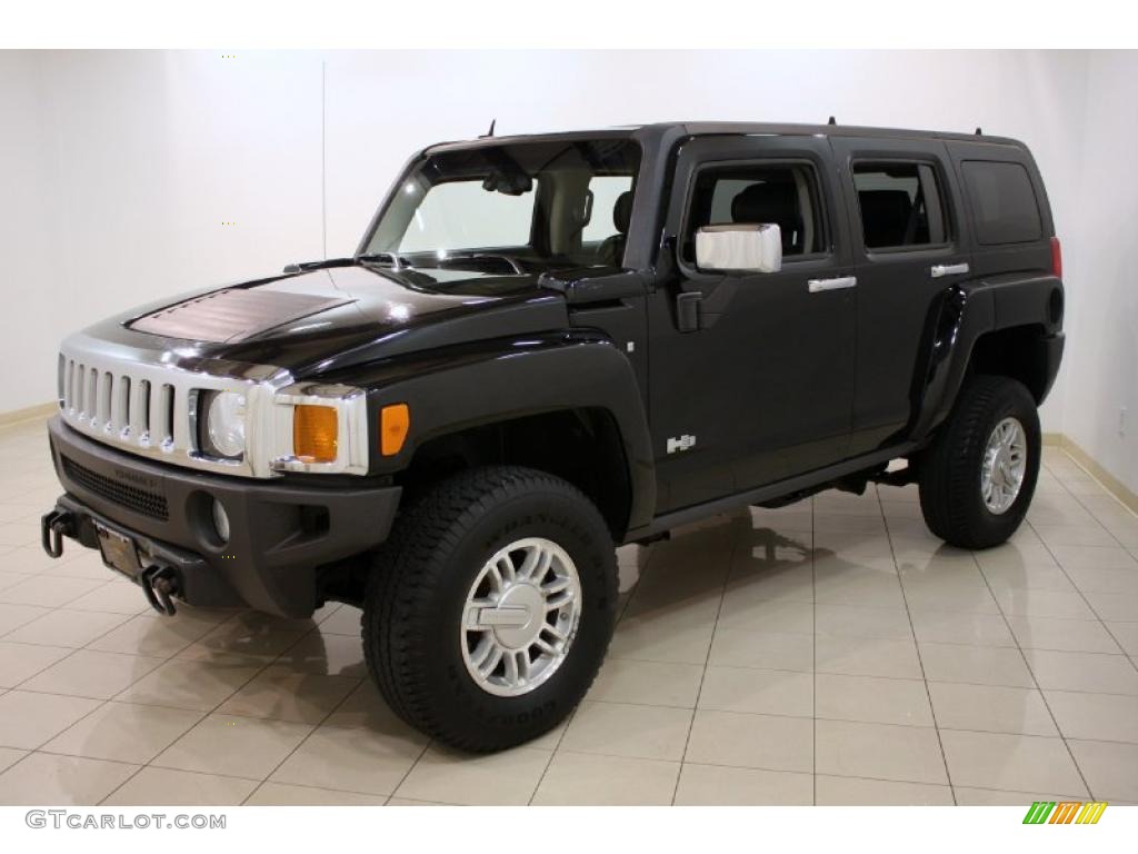 Black 2006 Hummer H3 Standard H3 Model Exterior Photo #39131603