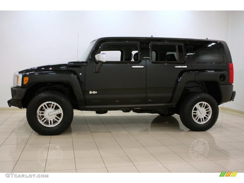 Black 2006 Hummer H3 Standard H3 Model Exterior Photo #39131611