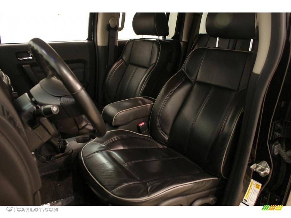 Ebony Black Interior 2006 Hummer H3 Standard H3 Model Photo #39131687