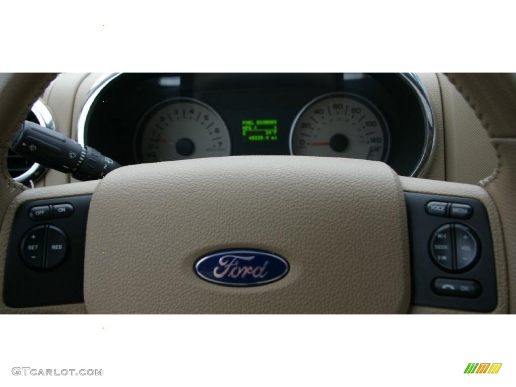 2008 Explorer Eddie Bauer 4x4 - Dark Cherry Metallic / Camel photo #10