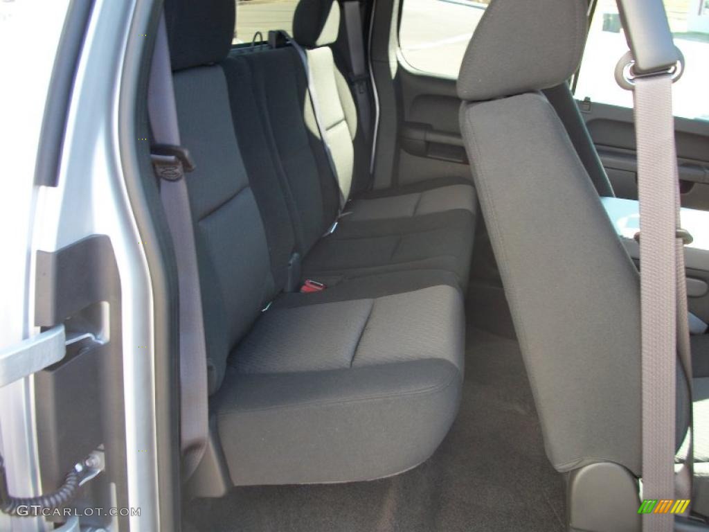 Ebony Interior 2011 Chevrolet Silverado 2500HD LT Extended Cab 4x4 Photo #39132711