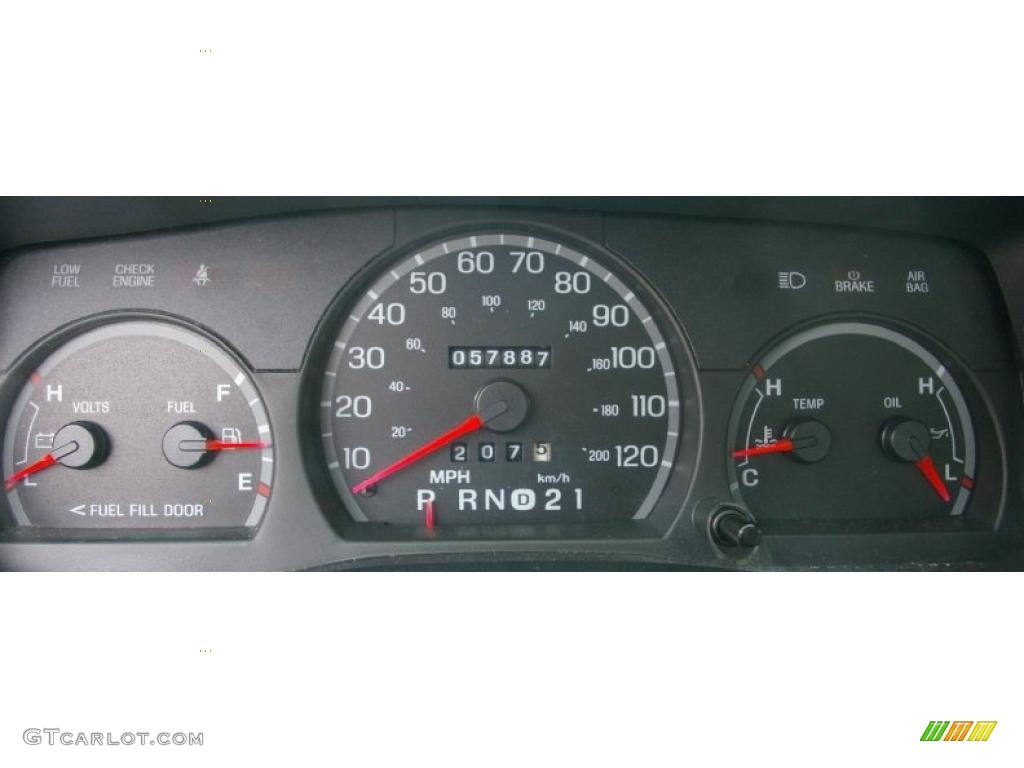 2004 Ford Crown Victoria LX Gauges Photo #39132787