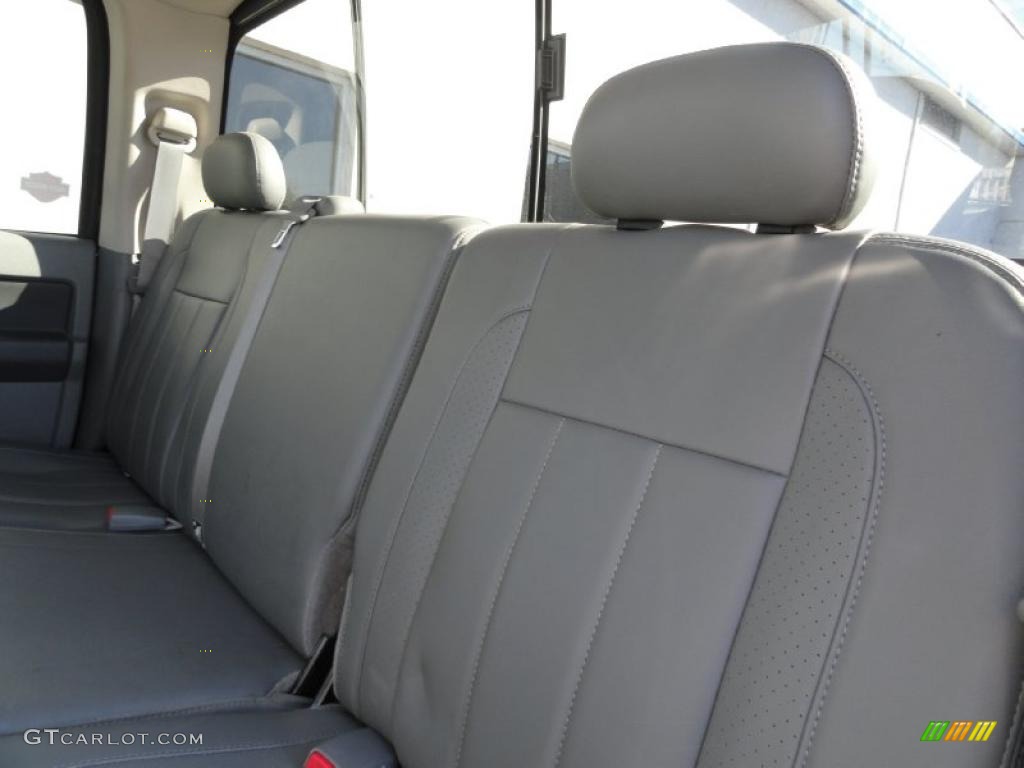 Medium Slate Gray Interior 2007 Dodge Ram 3500 Laramie Quad Cab 4x4 Dually Photo #39133907