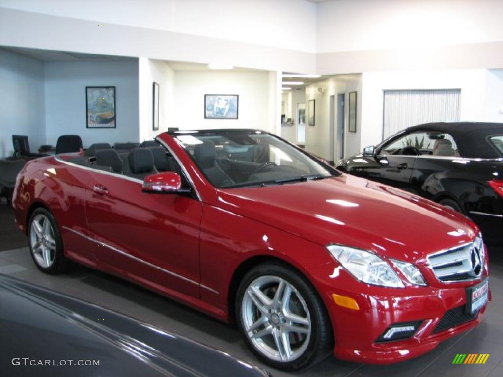 Mars Red 2011 Mercedes-Benz E 550 Cabriolet Exterior Photo #39134011