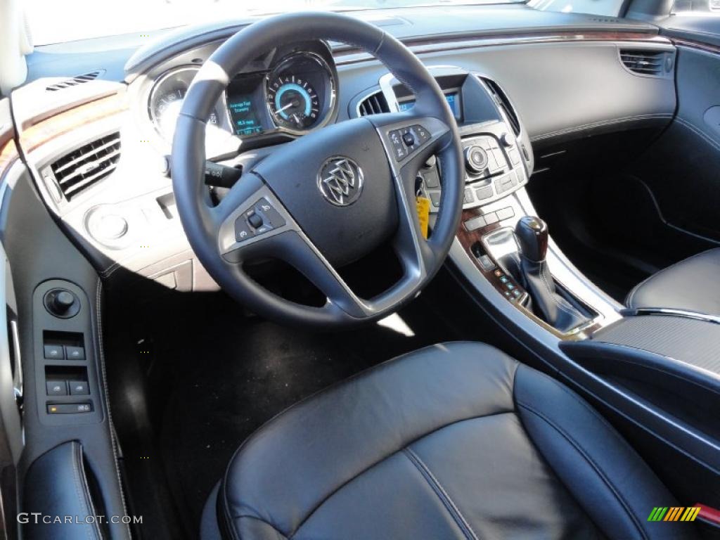 Ebony Interior 2010 Buick LaCrosse CXL Photo #39134087